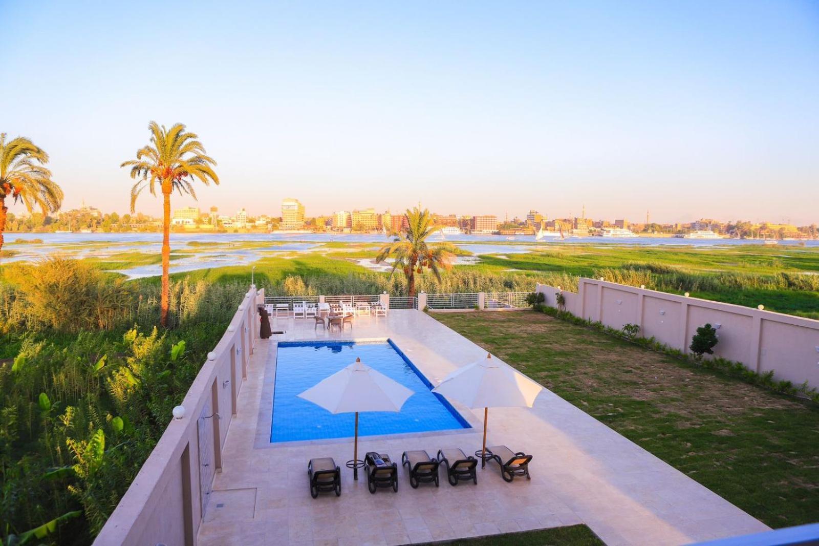Royal Nile Villas - Pool View Apartment 2 Λούξορ Εξωτερικό φωτογραφία